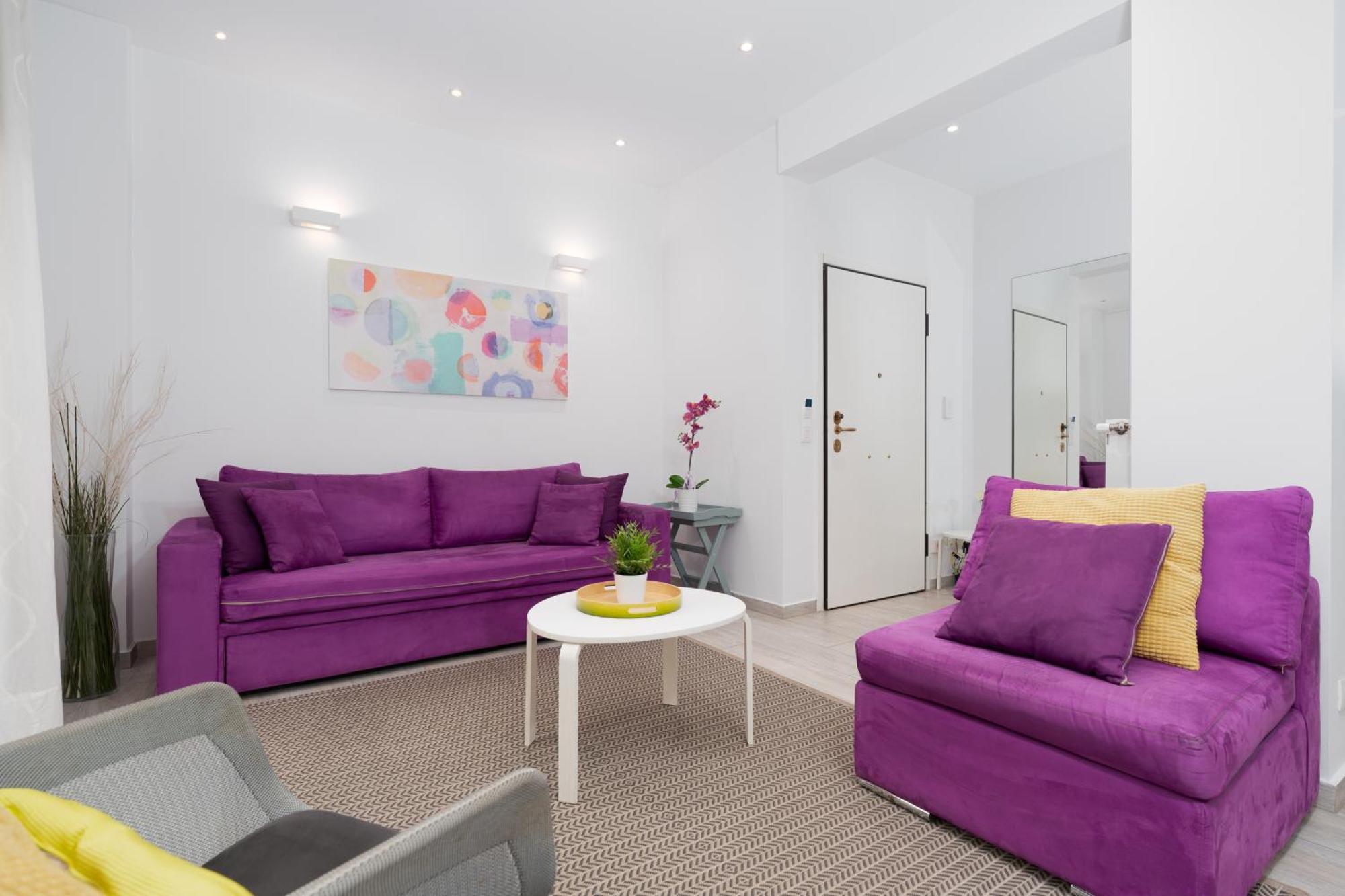 Spacious Modern Apartment In Athens Near Metro Esterno foto